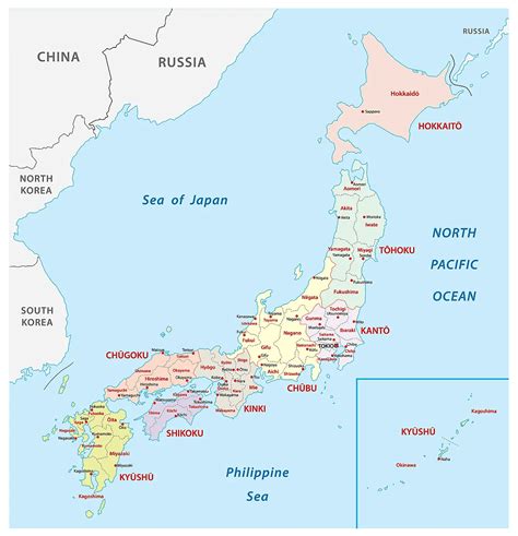 japan map cities|Japan Map: Regions, Geography, Facts & Figures.